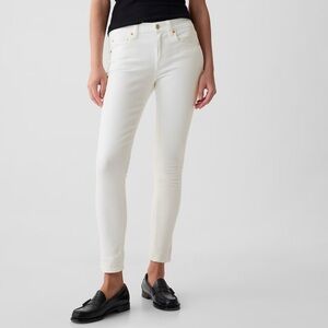 GAP Curvy White Skinny Jeans